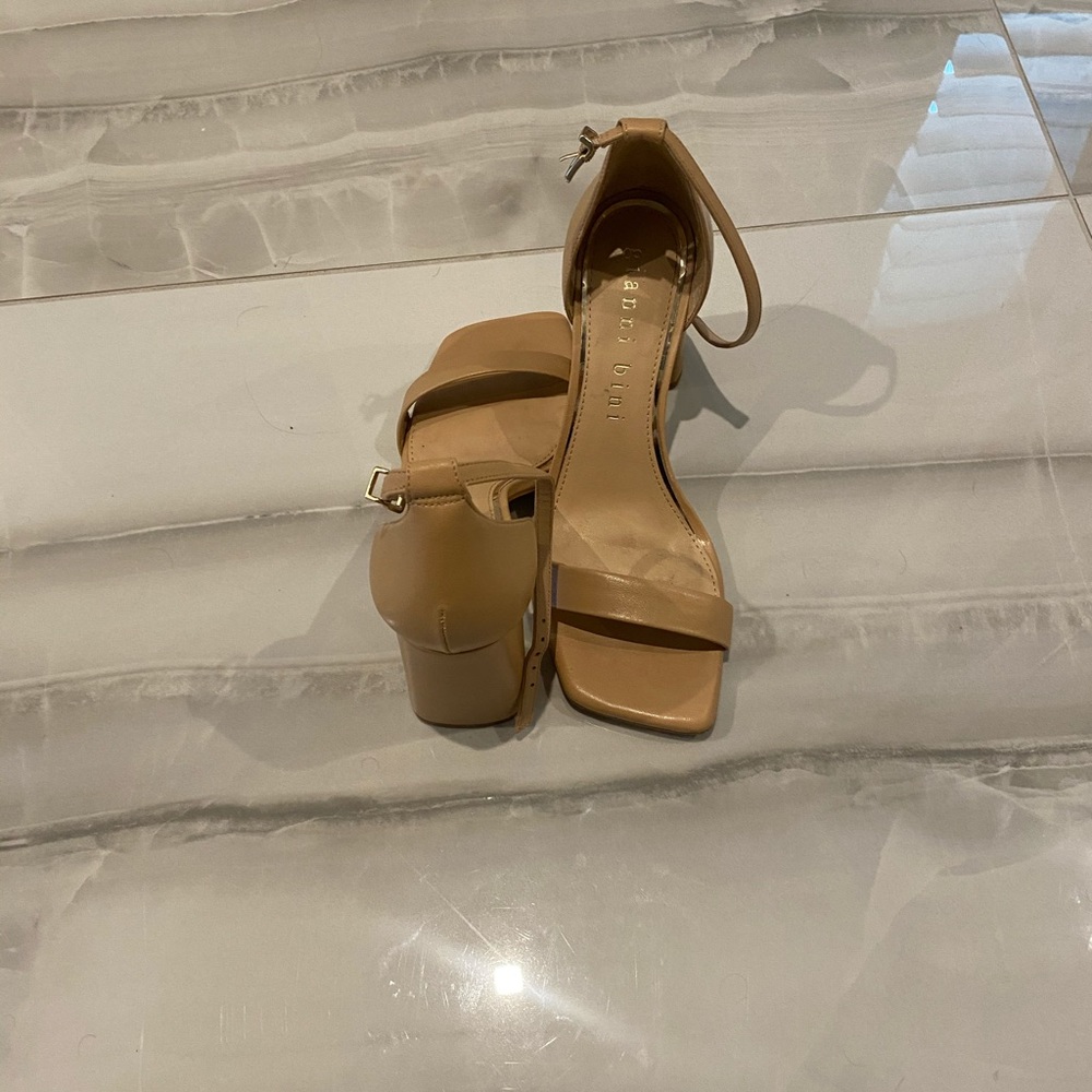 Tan Strappy heels